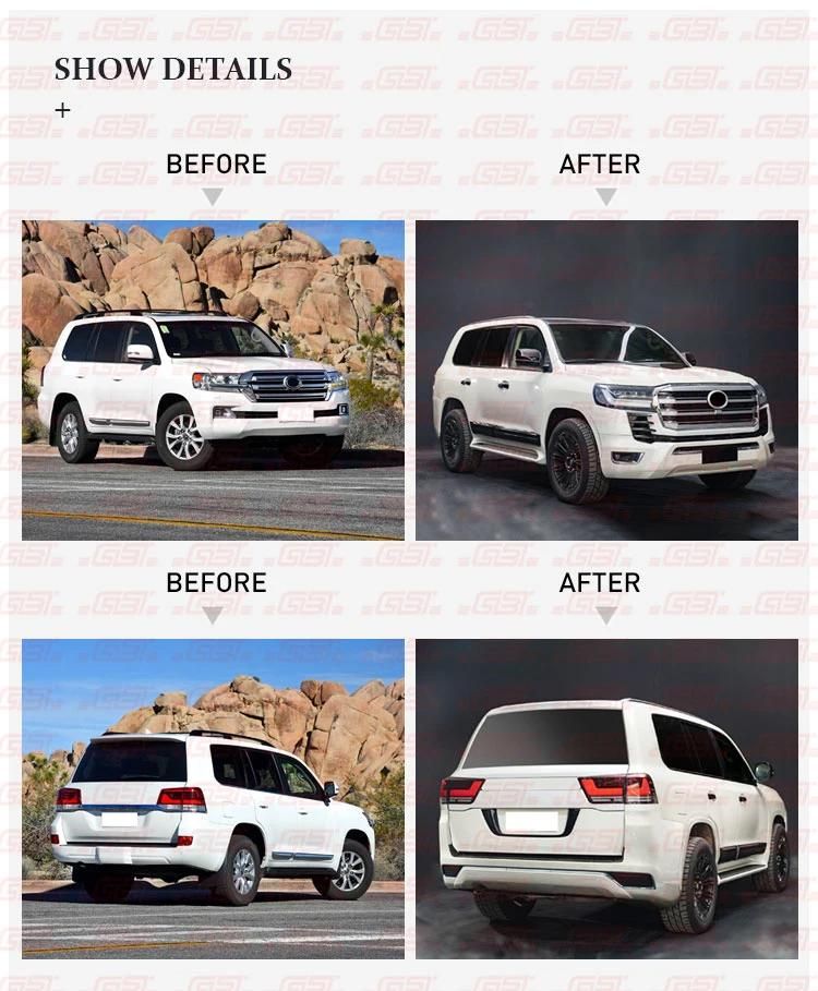 Gbt 2022 Fast Shipping Car Modification Upgrade Body Kit for Toyota Land Cruiser 200 2016-2020 LC 200 Facelift LC300 Kit