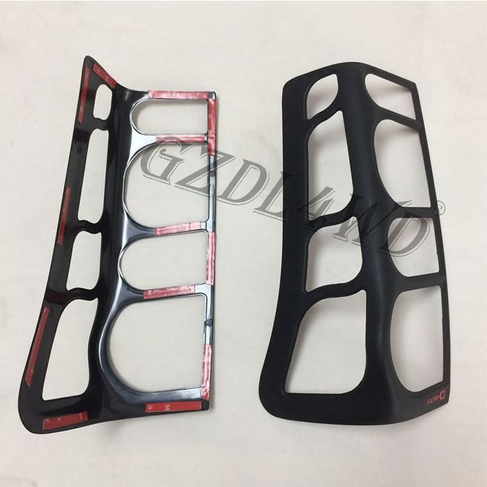 Decorative Cover Head Lamp Cover Body Kits Light Cover Kit for Isuzu Dmax 2012-2014