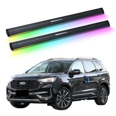 Automatic Electric Power Side Step Running Board Neon LED Light for Ford Edge Plus 2019+