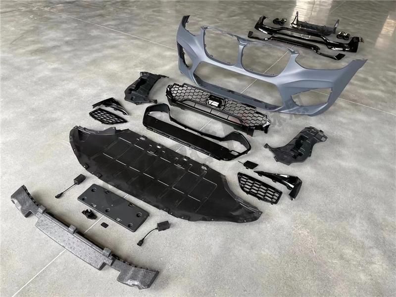 X4m Style Front Bumper Rear Bumper Grille Auto Body Kit for BMW X4 G02