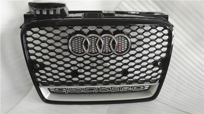 RS4 Style Front Bumper Honeycomb Grille for Audi A4 B7 2004-2007