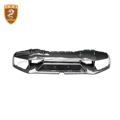 Dry Carbon High Polished Auto Car Rear Bumper Diffuser for Lamborghini Huracan Lp610