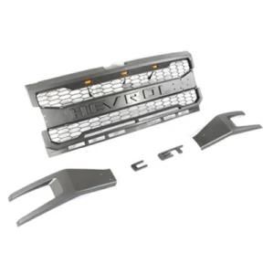 4X4 Pickup Truck Parts Front Bumper Grill Offroad LED Lights Grille for Chevrolet Silverado 2019