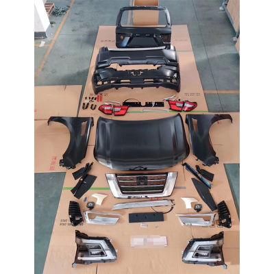 Car Front Rear Bumper Facelift Modified Wide Conversion Bodykit Body Kit for Nissan Patrol 2012 Upgrade to 2020