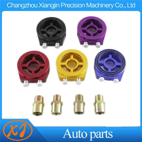 An8 Universal Oil Filter Cooler Sandwich Plate Relocation Kit