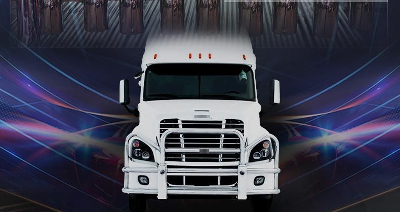 2022 American Truck 304 Ss Deer Guard Tuff Guard Chrome with Brackets for Freightliner Cascadia 07-14