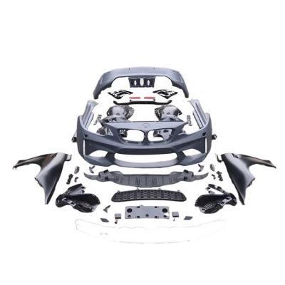Car Accessory Body Kits for BMW F22 2 Series M2 Style Front Car Bumper Side Skirts Fenders Plastic Body Kit 2011-2016