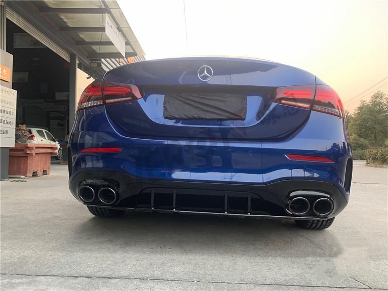 A45 Amg Body Kit Car Bumpers with Grille Diffuser for Mercedes Benz W177 a Class 2019-2021