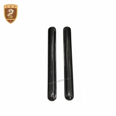 Black Carbon Fiber G Class W463 G500 G63 Rear Window Air Outlet Decoration CD Pillar for Mercedes Benz