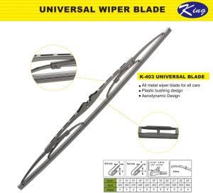 K-403 OEM Quality All Metal Wiper Blades, Clear View &amp; Silent Operation, Universal Type for All Cars
