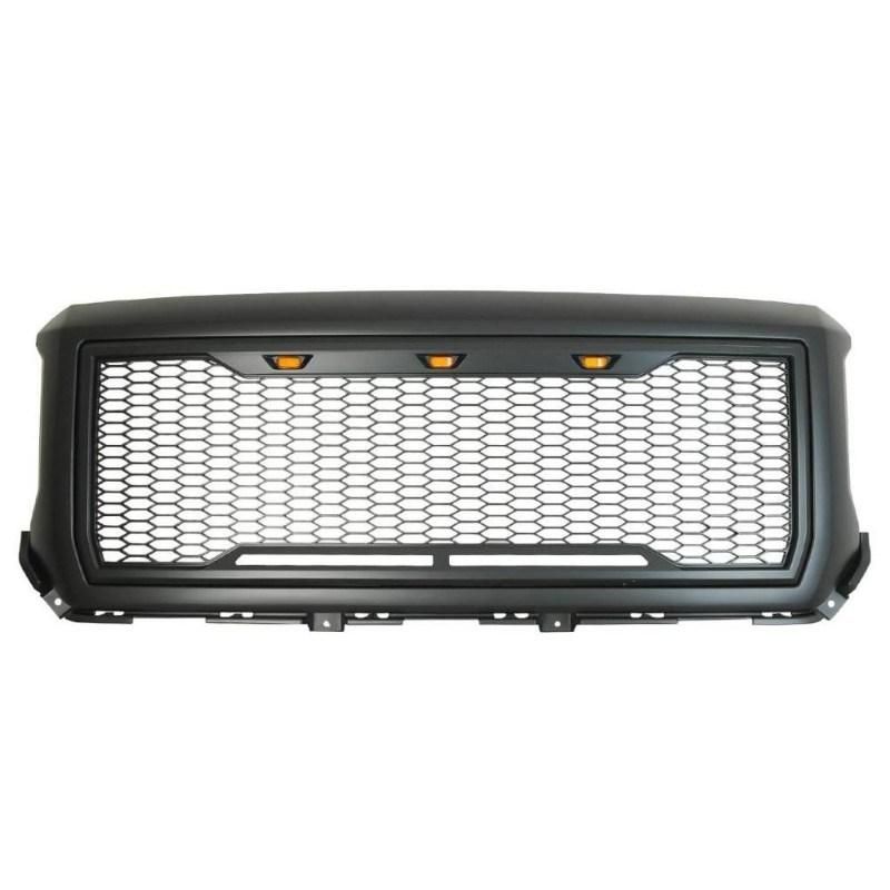 Car Front Grille with LED Light Fits for Gmc Silverado 1500