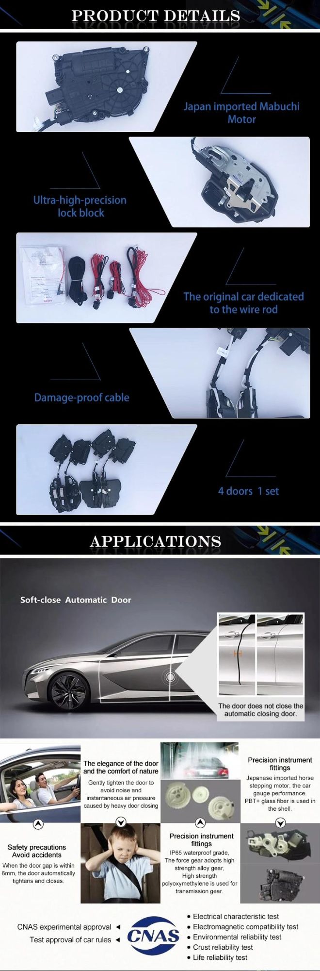 [Qisong] Automotive Electric Suction Door for BMW X5 2006~2013