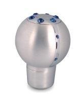 Aluminum+Small Blue Pearls Car Shift Knob