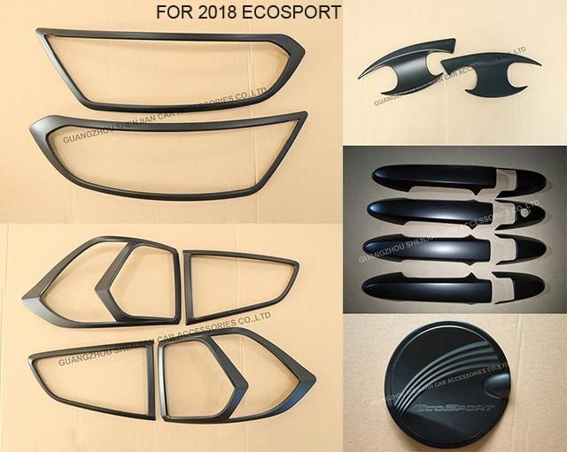 Thailand Quality Chrome Black Complete Kit for Ecosport 2018-2019 Accessories