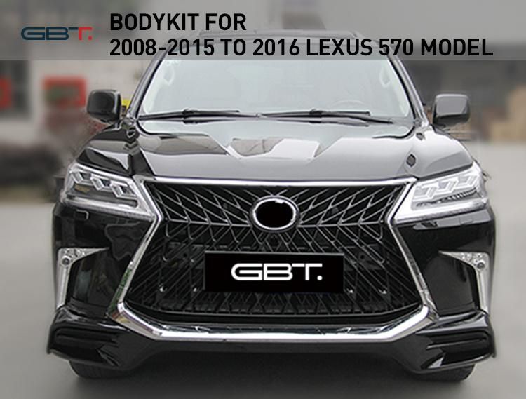 Gbt Auto Spare Part Year 2008-2015 to 2016 Front Rear Bumper for Lexus 570 Model