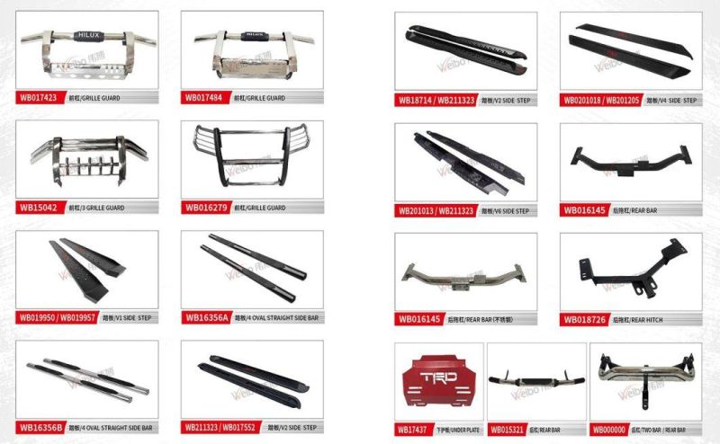 China Factory Car Accessories Stainless Steel Front Bullbar Bumper for Toyota Tundra