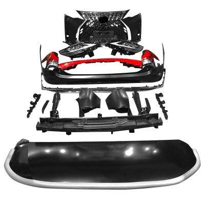 Audo PP Body Kit Car Grille Bumper Front and Rear Bumper for Elfa Weirfa Refitted to Lm300 Body Kit Bumper Guard