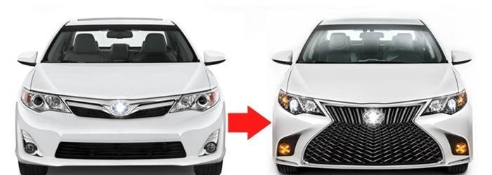 Car Parts Lx Style Body Kits for Toyota Camry 2007 2010 Front Bumper Replacement Facelift