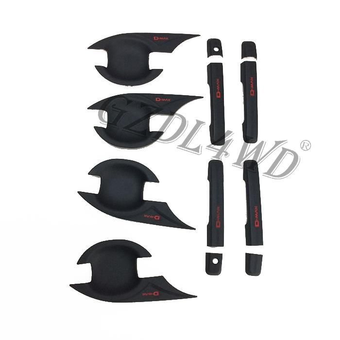 Decorative Cover Head Lamp Cover Body Kits Light Cover Kit for Isuzu Dmax 2012-2014