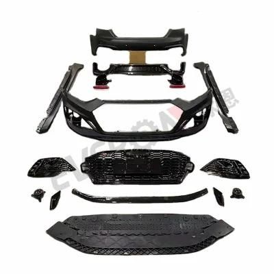 Auto Body Kit RS5 Style Front Bumper Rear Bumper with Grill for Audi A5 2020-2022