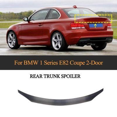 P Style for BMW 1 Series E82 Carbon Fiber Rear Spoiler 2007-2012 Coupe 2-Door