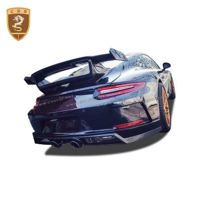 Car Accesseries Fiberglass Gt3 Style Double Deck Rear Spoiler Wing for Porsche 911-991.2