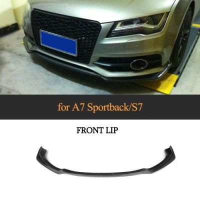Carbon Fiber Front Bumper Chin Fit for Audi A7 Sportback S7 Front Bumper