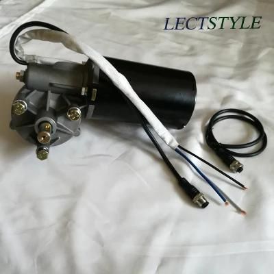 Electric DC Wiper Gear Motor on Butter Portioning Machine and Leaf Cutter