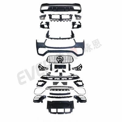 Body Kits Front Rear Car Bumpers with Grille for Benz Gle W167 2020 Upgrade to Gle63 Style