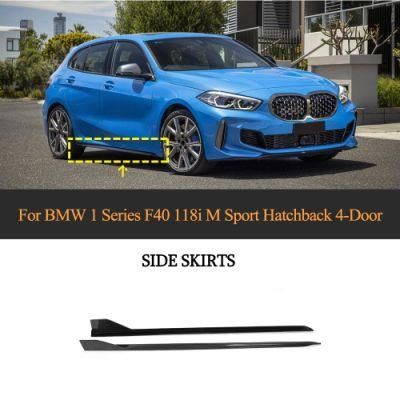 Carbon Fiber F40 Side Skirts for BMW 1 Series 118I M Sport Hatchback 4-Door 2020-2022