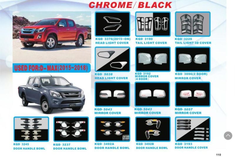 Car Accerories Head Light Cover for 2012 Isuzu D-Max