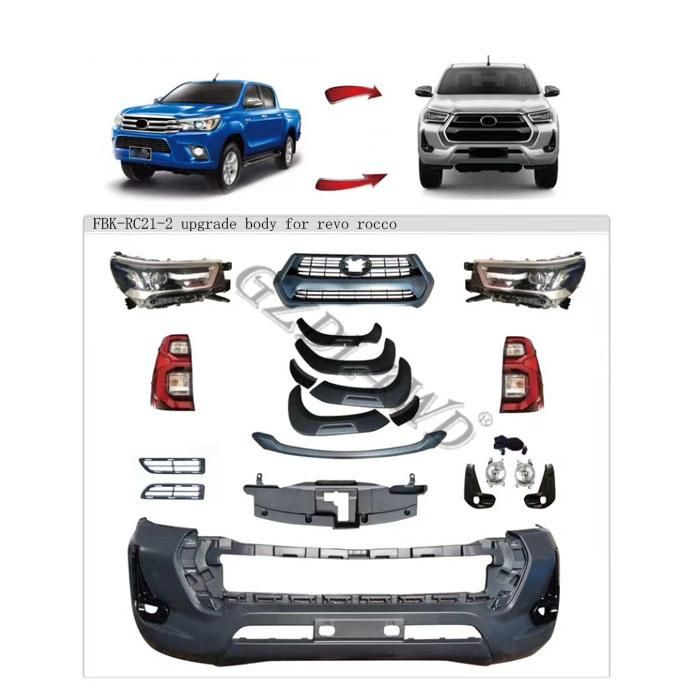 for Toyota Hilux Revo Facelift Body Kits Bumper Front 4X4 Accessories