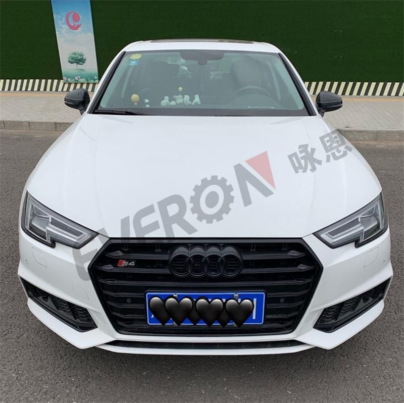 S4 Style Car Front Bumper Mesh Grille Grill for Audi A4 2017-2019