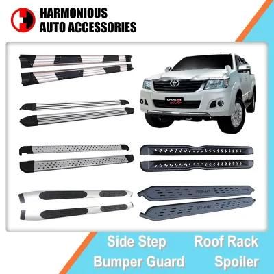 Optional Alloy and Steel Side Step Boards for 2009 2012 Toyota Hilux Vigo Pick up