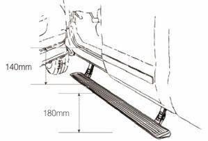 Volvo Auto Spare Parts/Auto Accessory Electric Running Board/ Side Step/Pedals