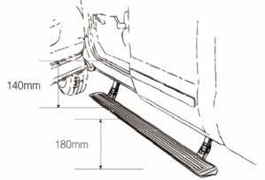 Volvo Auto Spare Parts/Auto Accessory Electric Running Board/ Side Step/Pedals