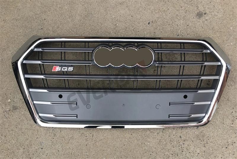 Sq5 Style Car Body Parts Modified ABS Front Grille for Audi Q5 2018-2021