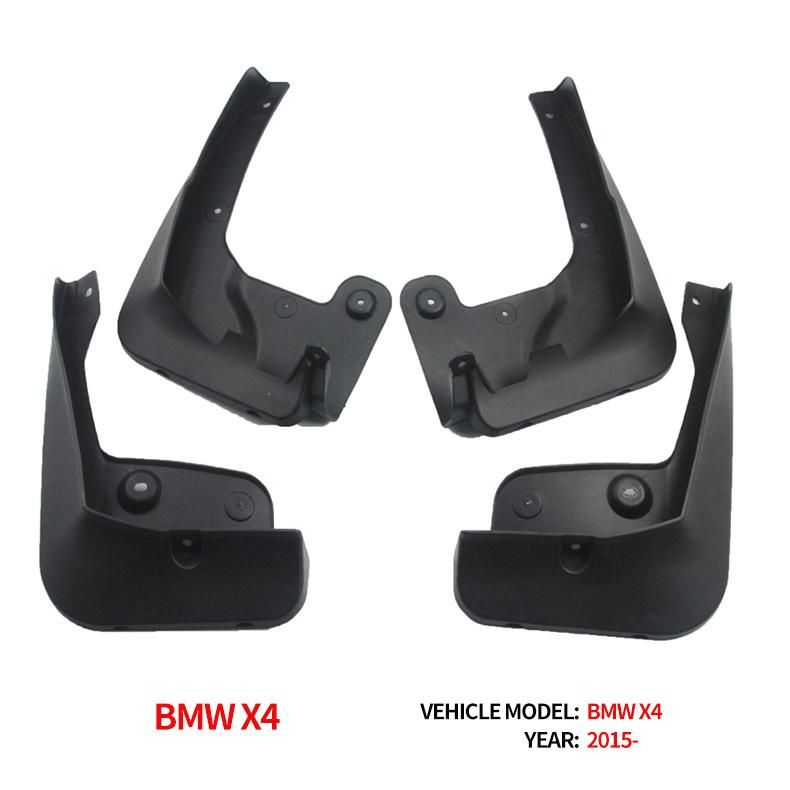 Auto Mudguard Customize Vehicle Parts Kit Splash Guard for Car BMW X4 Sport Model 2014-2015 Fender Flaps