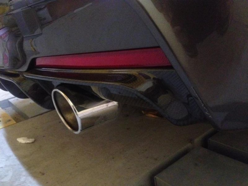 P Style Carbon Fiber F30 Rear Diffuser Lower Lip for BMW F30 325I 328I M Sport Bumper 12-17