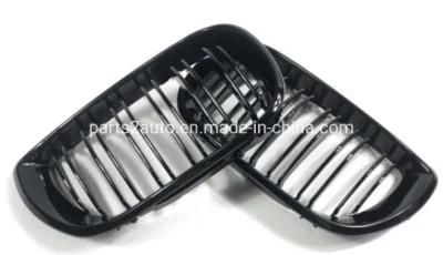 BMW E46 Double Lines Gloss Black Facelift Grille 2002-2004