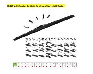 K-936 Multi-Function Flat Blade for All Cars, New Hybrid Design