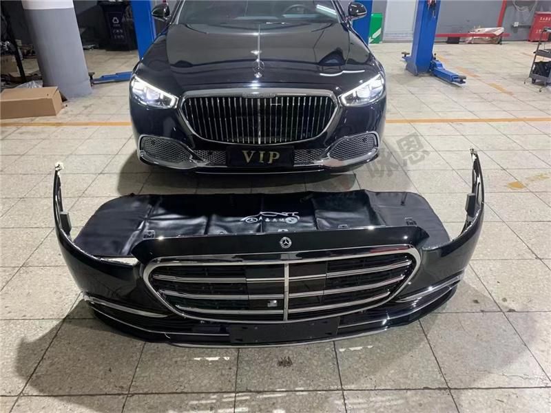 Newest Car Body Kits Parts for Mercedes Benz W223 Upgrade to Maybach S680 Model with Front Bumper Rear Bumper and Grille