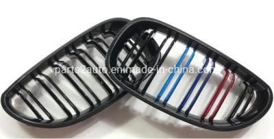 BMW E60 Double Line Carbon Fiber Look Three Color Customized Radiator Grille 2004-2009.