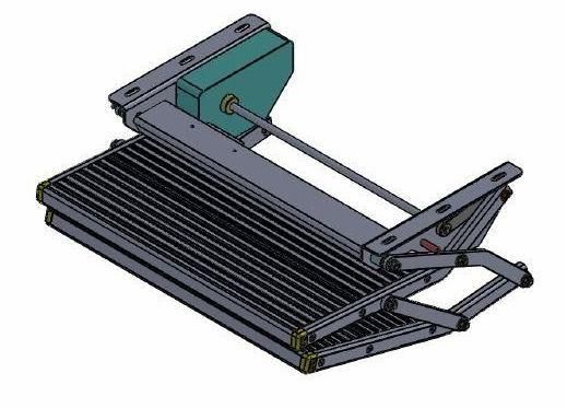 Es-F-D-600 Aluminum Electric Double Folding Step with Ce Certificate