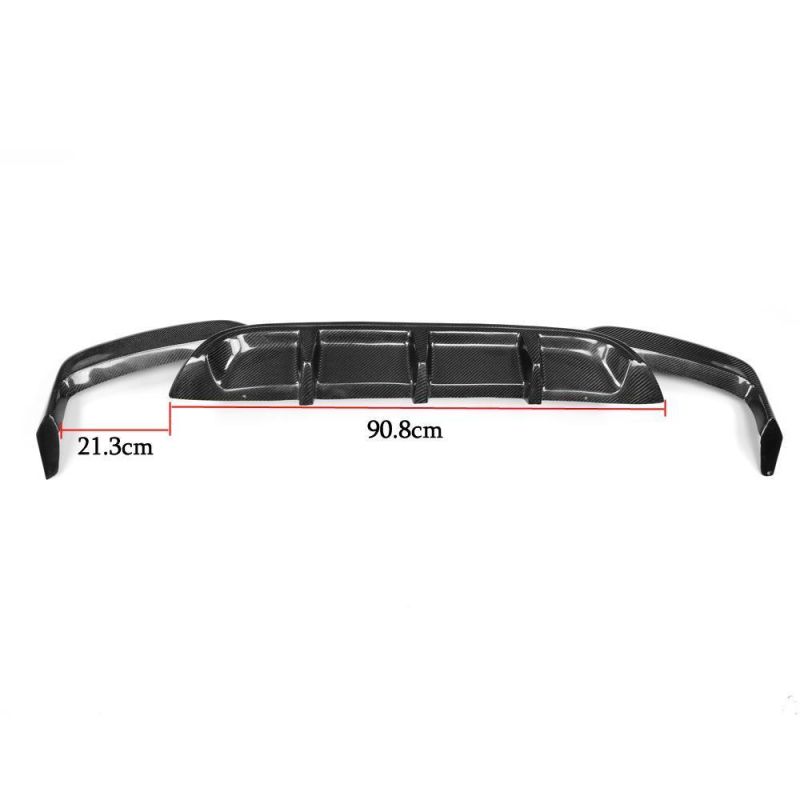 Carbon Fiber Rear Bumper Diffuser Fit for BMW F06 F12 F13 M-Sport M-Tech Bumper 2014