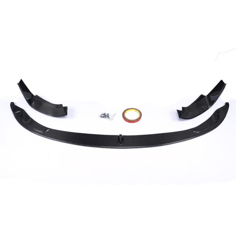 P Style Carbon Fiber Front Splitter Lip Fit for BMW F82 M4 F80 M3 14-17 4 Door 2 Door