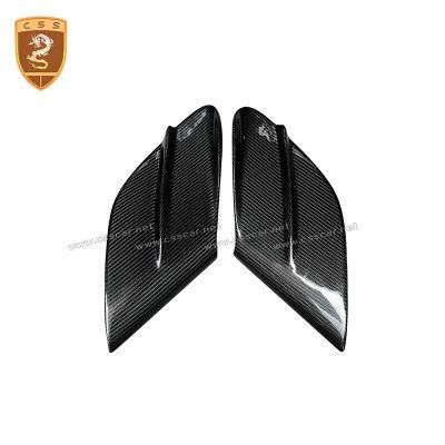 3K Twill Weave Carbon Fiber Auto Part Side Vent Cover for Ferrari 488 Ms Style Side Vents