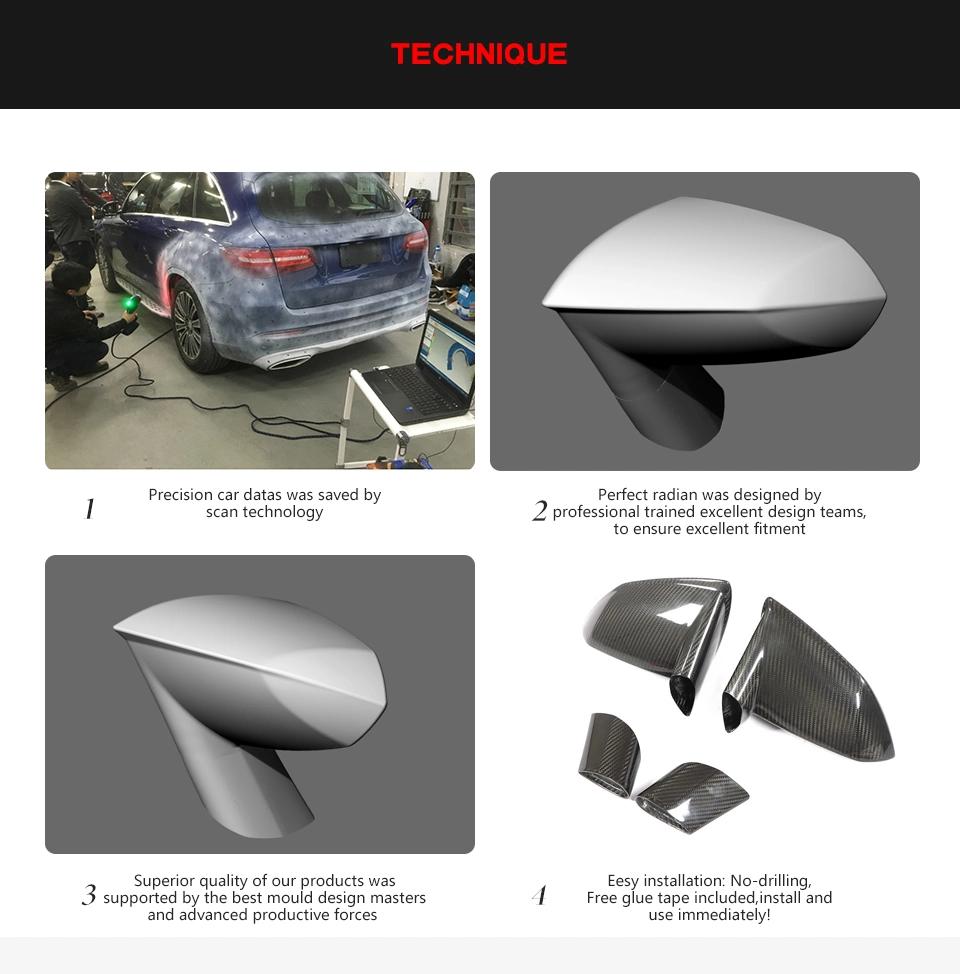 Real Carbon Fiber Side Mirror Cover for Lamborghini Gallardo 2008-2014