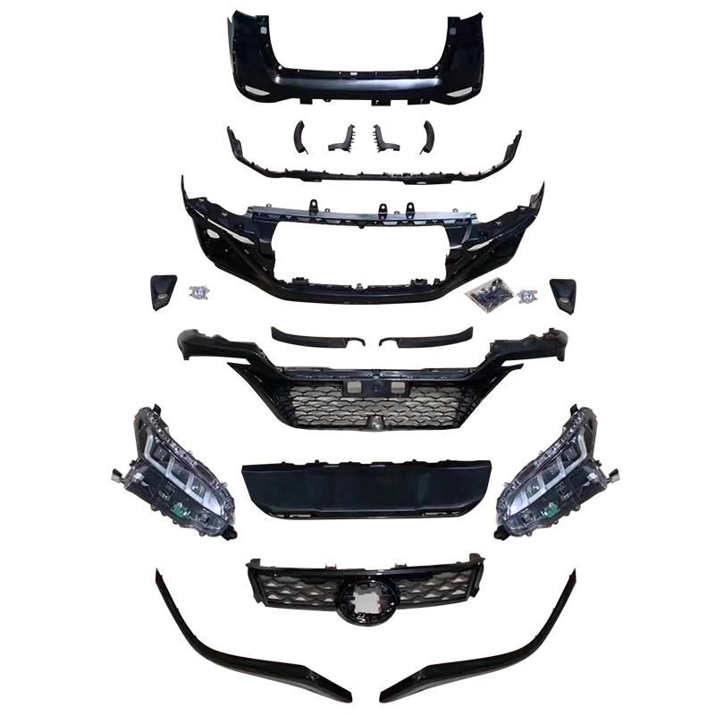 Car Accessories Facelift Upgrade PP Material Bodykit Body Kit for Fortuner2015 Upgrade to Fortuner 2021