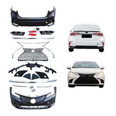 Toyota Corolla 2019 2020 2021 to L Exus Ls Body Kit Front Bumper with Grille Rear Bumper